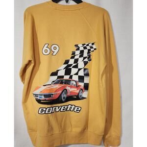 Corvette Medium orange sweatshirt men